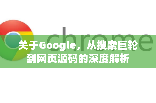 关于Google，从搜索巨轮到网页源码的深度解析