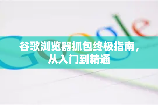 谷歌浏览器抓包终极指南，从入门到精通