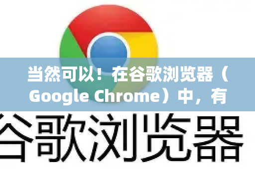当然可以！在谷歌浏览器（Google Chrome）中，有多种方法可以关闭或控制网页声音，从单个标签页到整个网站或浏览器的设置都有。以下是详细的方法