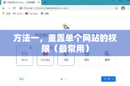 方法一，重置单个网站的权限（最常用）-第1张图片-Google Chrome官方首页_极速谷歌浏览器