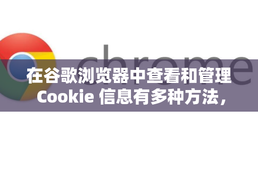 在谷歌浏览器中查看和管理 Cookie 信息有多种方法，以下是详细的操作步骤