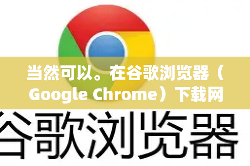 当然可以。在谷歌浏览器（Google Chrome）下载网页图片有几种非常方便的方法，从最简单的到更高级的都有